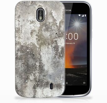 B2Ctelecom Nokia 1 TPU Hoesje Design Beton