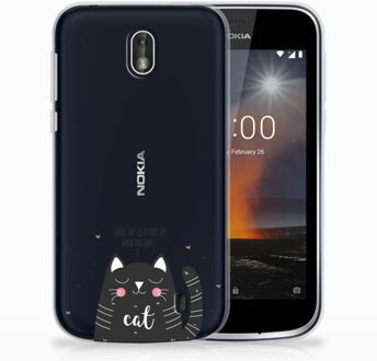 B2Ctelecom Nokia 1 TPU Hoesje Design Cat Good Day