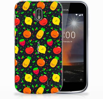 B2Ctelecom Nokia 1 TPU Hoesje Design Fruits