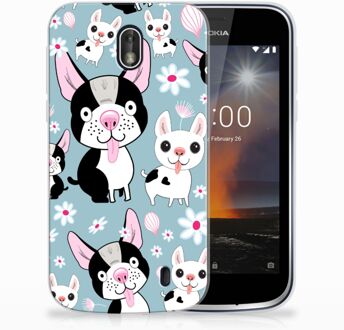 B2Ctelecom Nokia 1 TPU Hoesje Design Hondjes