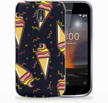 B2Ctelecom Nokia 1 TPU Hoesje Design Icecream