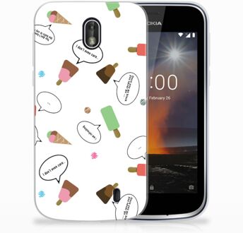 B2Ctelecom Nokia 1 TPU Hoesje Design IJsjes