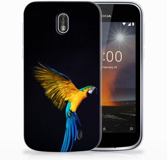 B2Ctelecom Nokia 1 TPU Hoesje Design Papegaai