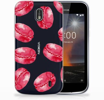 B2Ctelecom Nokia 1 TPU Hoesje Design Pink Macarons