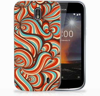 B2Ctelecom Nokia 1 TPU Hoesje Design Retro