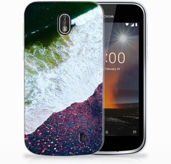 B2Ctelecom Nokia 1 TPU Hoesje Design Sea in Space