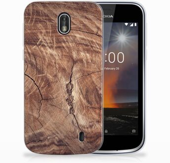 B2Ctelecom Nokia 1 TPU Hoesje Design Tree Trunk