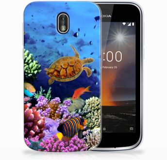 B2Ctelecom Nokia 1 TPU Hoesje Design Vissen