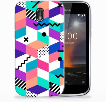 B2Ctelecom Nokia 1 Uniek Design TPU Hoesje Figuren