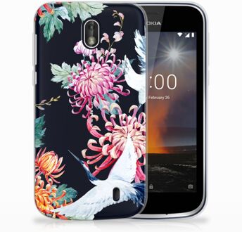 B2Ctelecom Nokia 1 Uniek Design TPU Hoesje Vogel