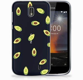 B2Ctelecom Nokia 1 Uniek TPU Hoesje Avocado