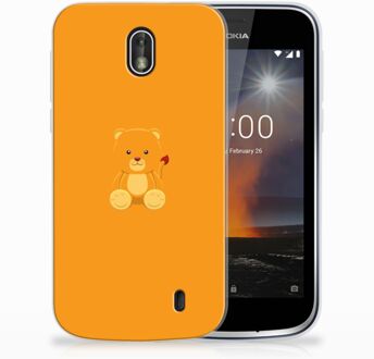 B2Ctelecom Nokia 1 Uniek TPU Hoesje Baby Beer