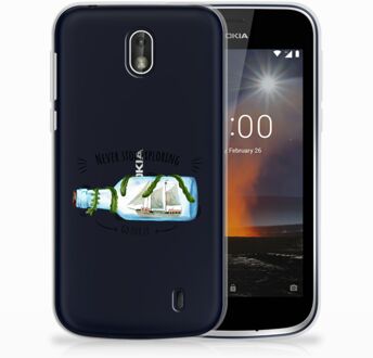 B2Ctelecom Nokia 1 Uniek TPU Hoesje Boho Bottle