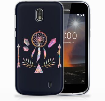 B2Ctelecom Nokia 1 Uniek TPU Hoesje Boho Dreamcatcher