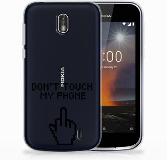 B2Ctelecom Nokia 1 Uniek TPU Hoesje Finger DTMP