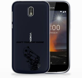 B2Ctelecom Nokia 1 Uniek TPU Hoesje Gun DTMP