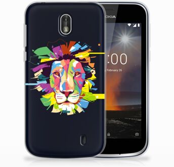 B2Ctelecom Nokia 1 Uniek TPU Hoesje Lion Color