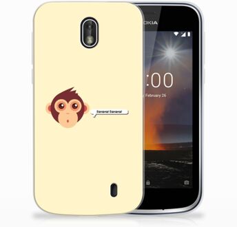 B2Ctelecom Nokia 1 Uniek TPU Hoesje Monkey