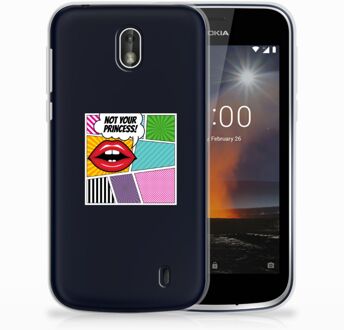 B2Ctelecom Nokia 1 Uniek TPU Hoesje Popart Princess