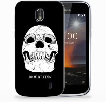 B2Ctelecom Nokia 1 Uniek TPU Hoesje Skull Eyes