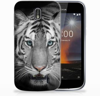 B2Ctelecom Nokia 1 Uniek TPU Hoesje Tijger