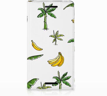 B2Ctelecom Nokia 2.1 2018 Standcase Hoesje Design Banana Tree