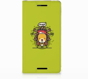 B2Ctelecom Nokia 2.1 2018 Standcase Hoesje Design Doggy Biscuit