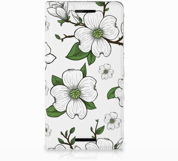 B2Ctelecom Nokia 2.1 2018 Standcase Hoesje Design Dogwood Flowers