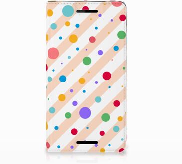 B2Ctelecom Nokia 2.1 2018 Standcase Hoesje Design Dots