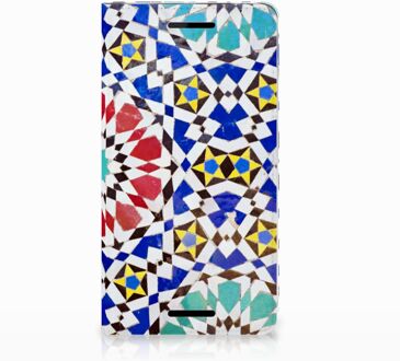 B2Ctelecom Nokia 2.1 2018 Standcase Hoesje Design Mozaïek