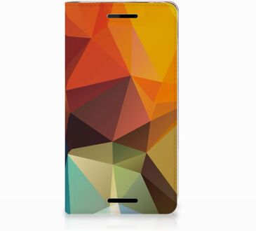 B2Ctelecom Nokia 2.1 2018 Standcase Hoesje Design Polygon Color