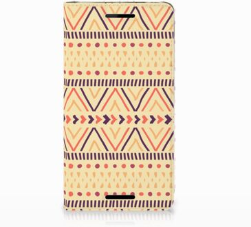 B2Ctelecom Nokia 2.1 2018 Uniek Standcase Hoesje Aztec Yellow