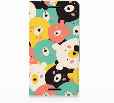 B2Ctelecom Nokia 2.1 2018 Uniek Standcase Hoesje Bears