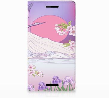 B2Ctelecom Nokia 2.1 2018 Uniek Standcase Hoesje Bird Flying