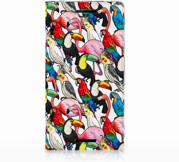 B2Ctelecom Nokia 2.1 2018 Uniek Standcase Hoesje Birds