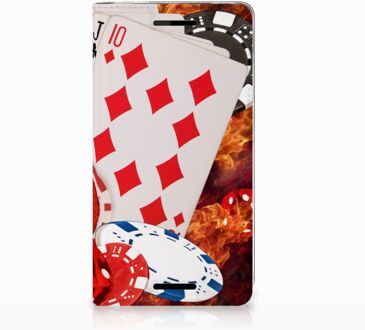 B2Ctelecom Nokia 2.1 2018 Uniek Standcase Hoesje Casino