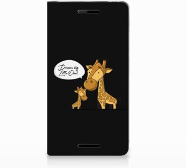 B2Ctelecom Nokia 2.1 2018 Uniek Standcase Hoesje Giraffe