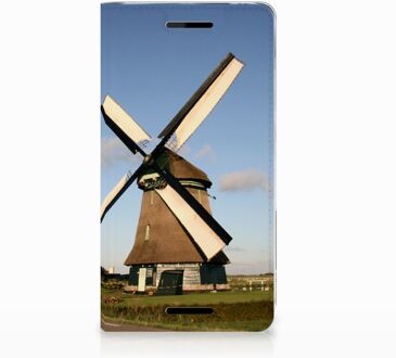 B2Ctelecom Nokia 2.1 2018 Uniek Standcase Hoesje Molen