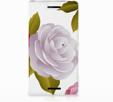 B2Ctelecom Nokia 2.1 2018 Uniek Standcase Hoesje Roses