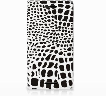 B2Ctelecom Nokia 2.1 2018 Uniek Standcase Hoesje Slangenprint