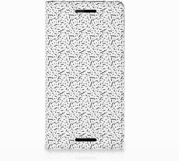 B2Ctelecom Nokia 2.1 2018 Uniek Standcase Hoesje Stripes Dots