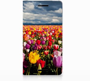 B2Ctelecom Nokia 2.1 2018 Uniek Standcase Hoesje Tulpen