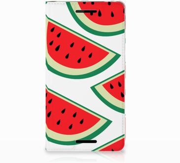 B2Ctelecom Nokia 2.1 2018 Uniek Standcase Hoesje Watermelons