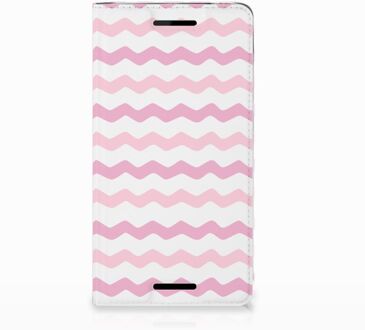 B2Ctelecom Nokia 2.1 2018 Uniek Standcase Hoesje Waves Roze