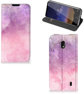 B2Ctelecom Nokia 2.2 Bookcase Pink Purple Paint