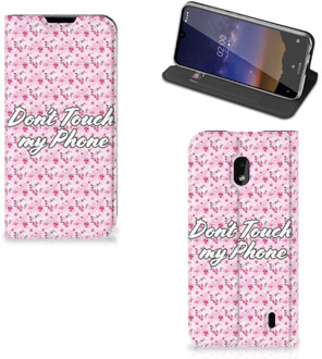 B2Ctelecom Nokia 2.2 Design Case Flowers Pink DTMP