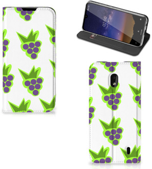 B2Ctelecom Nokia 2.2 Flip Style Cover Druiven