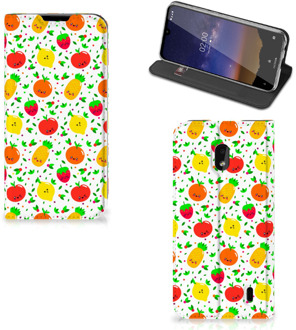 B2Ctelecom Nokia 2.2 Flip Style Cover Fruits