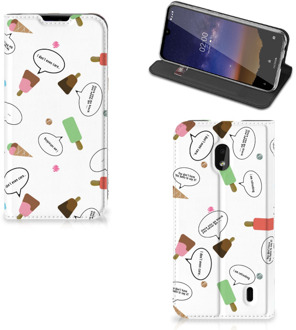 B2Ctelecom Nokia 2.2 Flip Style Cover IJsjes