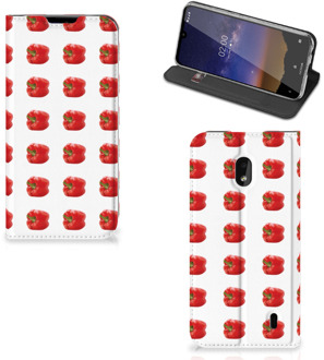 B2Ctelecom Nokia 2.2 Flip Style Cover Paprika Red